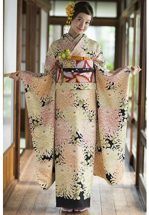 一面の菊模様が圧巻！