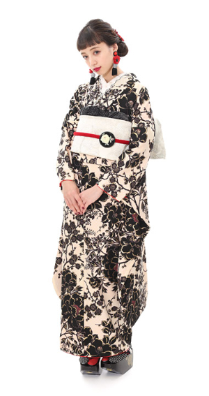 白と黒の上品なデザイン